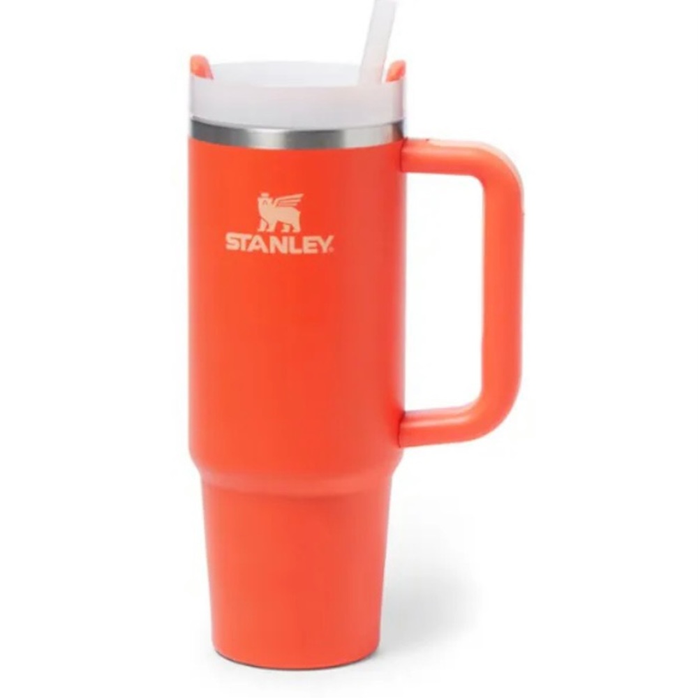 NWT Stanley 30oz Quencher H2.0 FlowState Tumbler Tigerlily Orange